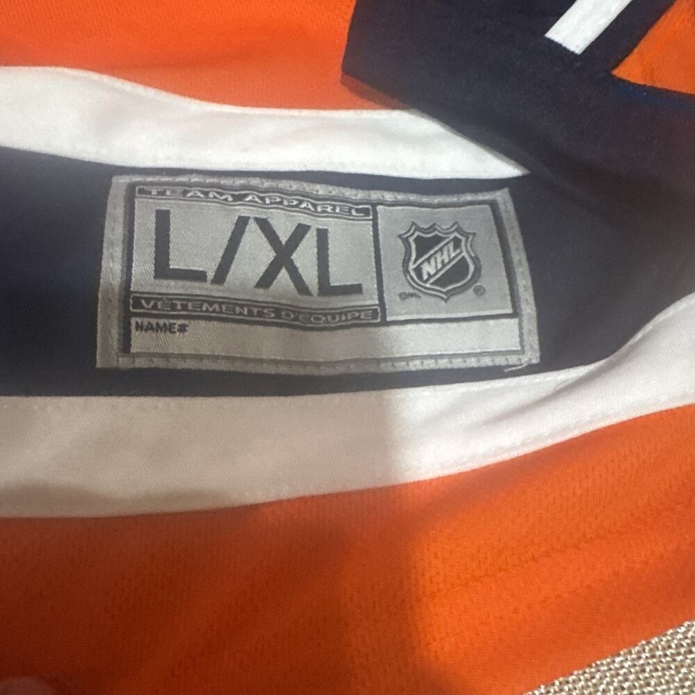 NHL Edmonton Oilers Jersey Stitched Youth Size Large/ X-Large - Picture 3 of 5